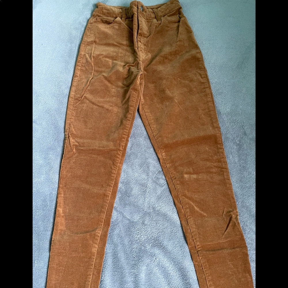 Brown corduroy pants